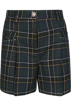 Liu Jo Korte broeken, Dames, Veelkleurig, 2Xs, Katoen, Studded Pocket Skirt