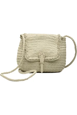 Dragon Diffusion Tassen, Dames, Wit, ONE Size, Leer, Crossbodytas