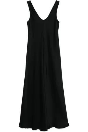 FORTE FORTE Kleedjes, Dames, Zwart, M, Ballerina Midi Jurk