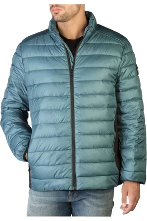 Calvin Klein Jassen, Heren, Blauw, S, Polyester, Anorak Jas