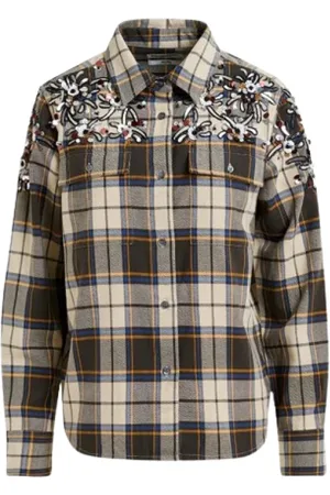 Essentiel Antwerp Blouses & Shirts, Dames, Veelkleurig, S, Katoen, Stijlvol Versierd Shirt