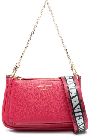 Emporio Armani Tassen, Dames, Rood, ONE Size, Polyester, Mini Tas