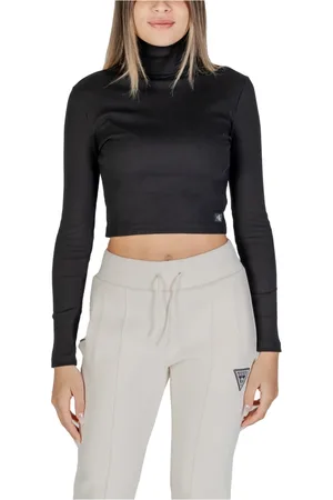 Calvin Klein Tops, Dames, Zwart, S, Katoen, Herfst/Winter Dames T-Shirts en Sweatshirts