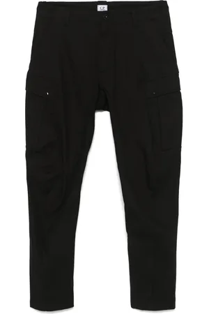 C.P. Company Broeken, Heren, Zwart, L, Katoen, Superior Structure Cargo Broek