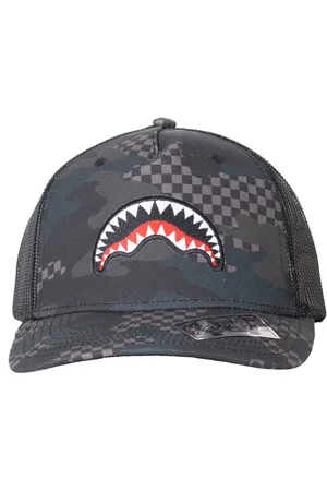 Sprayground Accessoires, Heren, Grijs, ONE Size, Katoen, 3 AM Grey Cap