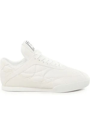 Chloé Schoenen, Dames, Wit, 40 EU, Leer, Witte leren sneakers met verborgen sleehak