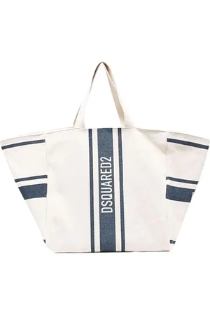 Dsquared2 Tassen, Dames, , ONE Size, Katoen, Cotton Tote Bag met Logo