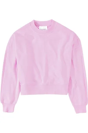 Closed Sweatshirts & Hoodies, Dames, Roze, L, Katoen, Korte Sweater