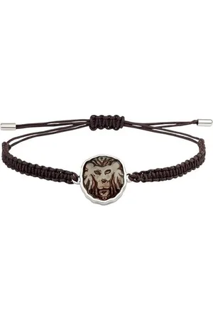 Swarovski Accessoires, Dames, Zwart, ONE Size, Bedreigde Dieren Leeuwenarmband