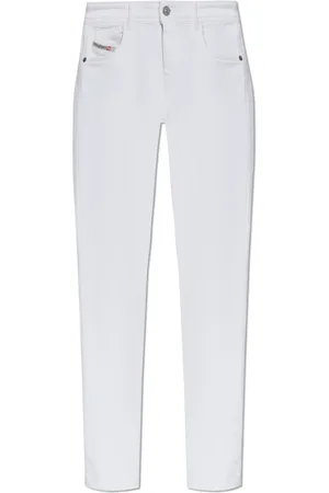 Diesel Jeans, Dames, Wit, W31 L32, Katoen, Super Skinny Jeans 2017 Slandy
