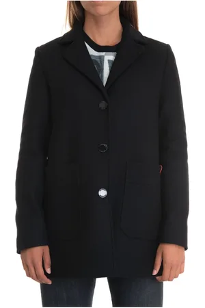 Moschino Jassen, Dames, Zwart, L, Pocket Patched Single Breasted Blazer
