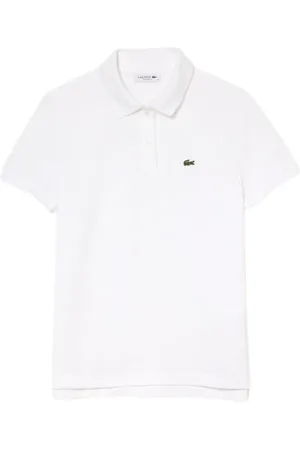 Lacoste Tops, Dames, Wit, M, Katoen, Klassiek poloshirt