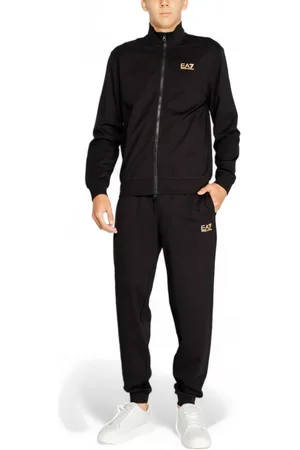 EA7 Sport, Heren, Zwart, 2Xl, Katoen, Trainingspak