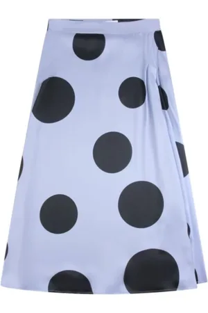 Silvian Heach Rokken, Dames, Blauw, S, Polyester, Lange Rok