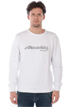 D.A. Daniele Alessandrini Sweatshirts & Hoodies, Heren, Wit, M, Katoen, Hoodies