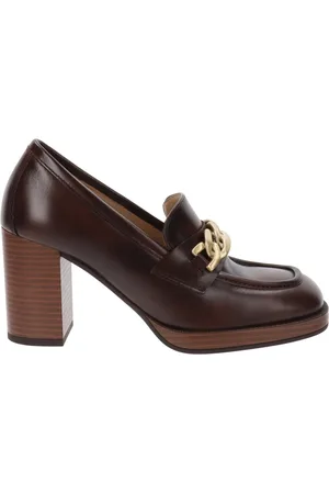 Nero Giardini Schoenen, Dames, Bruin, 36 EU, Leren Hoge Hakken Schoenen voor Vrouwen