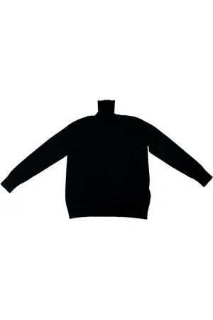 FAY Truien, Dames, Zwart, L, Top met lange mouwen en hoge hals