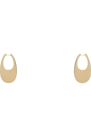 COPERNI Accessoires, Dames, Geel, ONE Size, Grote Gouden Swipe Oorbellen