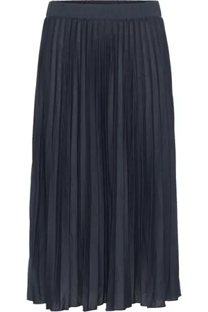 Cream Rokken, Dames, Blauw, XL, Polyester, Geplooide Rok Jurkblauw