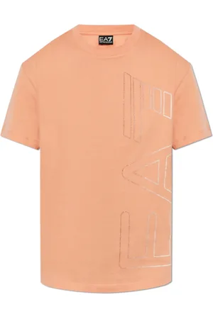 EA7 Tops, Dames, Roze, M, Katoen, T-shirt