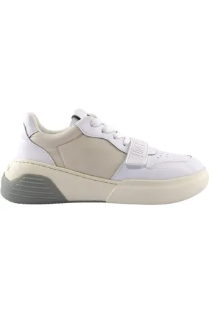 Moschino Schoenen, Dames, Veelkleurig, 39 EU, Ripped Jeans Sneakers