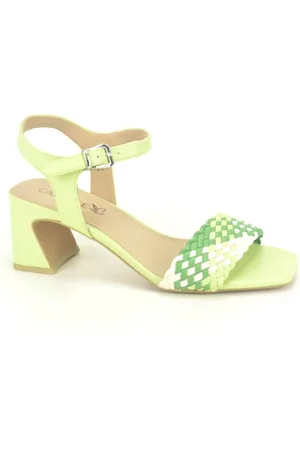 Caprice Schoenen, Dames, Groen, 41 EU, Groene Sandaal Combinatie