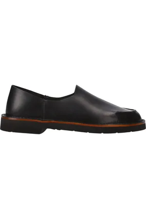 Premiata Schoenen, Heren, Zwart, 41 EU, Leer, Retro instapper met rubberen zool