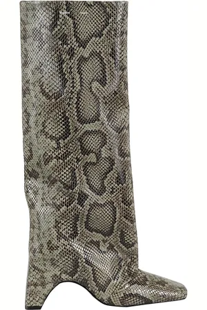COPERNI Schoenen, Dames, Groen, 38 EU, Leer, Printed Bridge Boot