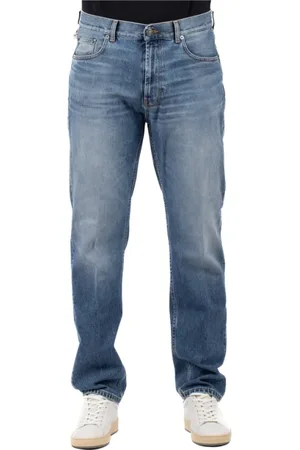 Dondup Jeans, Heren, Blauw, W32, Katoen, Slim-fit Jeans