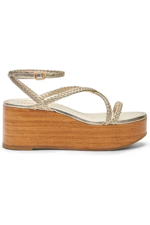 Stuart Weitzman Schoenen, Dames, , 38 1/2 EU, Suède, Wovette Wedge
