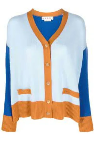 Marni Truien, Dames, Veelkleurig, S, Wol, Stijlvol Gebreid Vest