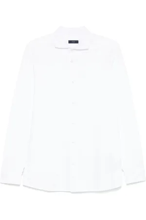 FAY Tops, Heren, Wit, 2Xl, Katoen, Wit Polo Shirt