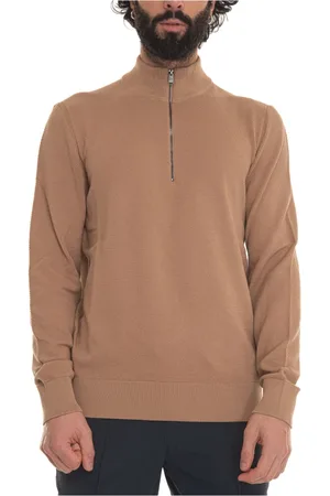 HUGO BOSS Truien, Heren, , L, Katoen, Half Zip Pullover