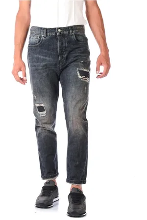 D.A. Daniele Alessandrini Jeans, Heren, Blauw, W34, Katoen, Jeans