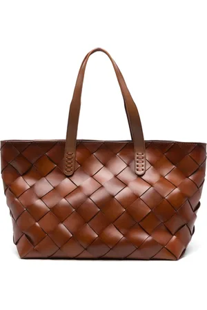 Dragon Diffusion Tassen, Dames, Bruin, ONE Size, Leer, Lichtbruine Crossover Tote Bag