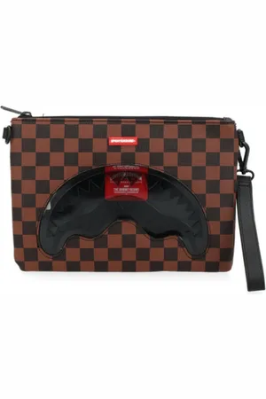 Sprayground Tassen, Heren, Bruin, ONE Size, Shark Crossover Clutch