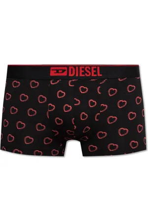 Diesel Ondergoed, Heren, Zwart, S, Katoen, Boxers met print