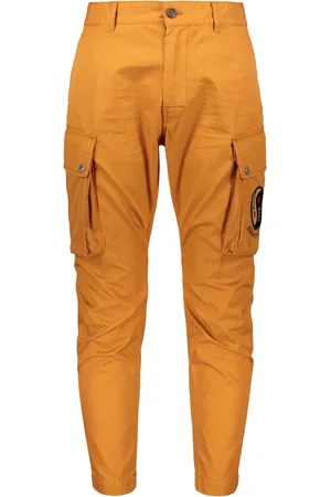 Dsquared2 Broeken, Heren, Bruin, 2Xl, Katoen, Cargo Broek Multi-Pocket