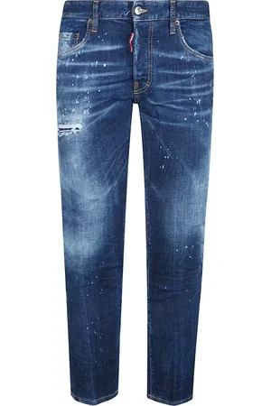 Dsquared2 Jeans, Heren, Blauw, M, Stoere Skater Jeans voor Mannen