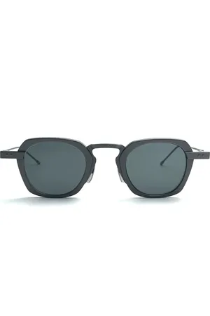 Thom Browne Accessoires, Heren, Grijs, ONE Size, Vierkante Zonnebril
