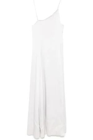 FORTE FORTE Kleedjes, Dames, Wit, M, Witte Elegante Jurk Ss 25