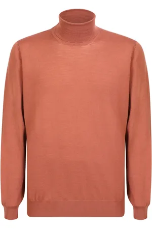 LARDINI Truien, Heren, Bruin, M, Wol, Wollen coltrui