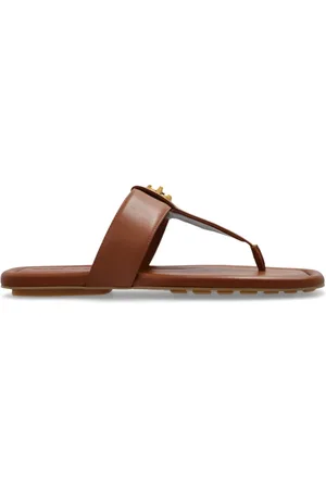 Marc Jacobs Schoenen, Dames, Bruin, 35 EU, Leer, Leren slides