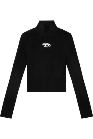 Diesel Truien, Dames, Zwart, S, Polyester, M-Valari-Tn Sweater