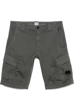 C.P. Company Korte broeken, Heren, Grijs, L, Katoen, Shorts - Smoked Pearl