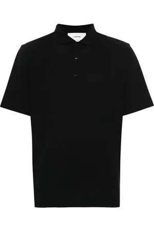 LARDINI Tops, Heren, Zwart, XL, Katoen, Jersey Polo