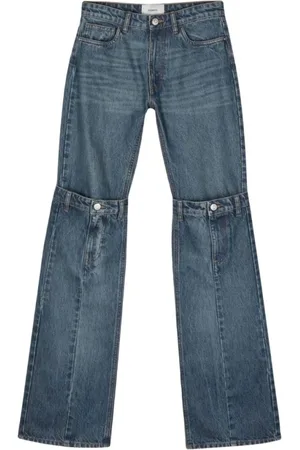 COPERNI Jeans, Dames, Blauw, M, Katoen, Wijde Jeans