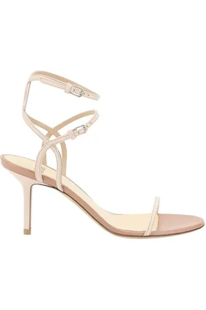 Francesco Russo Schoenen, Dames, , 38 EU, Elegante Leren Stiletto Sandalen