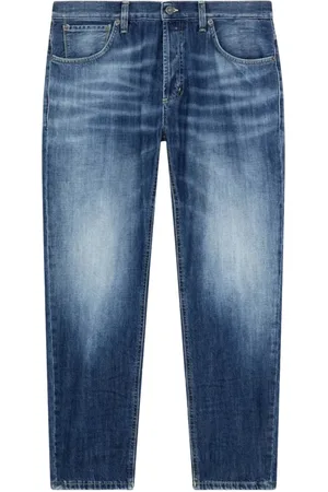 Dondup Jeans, Heren, Blauw, W30, Katoen, Slim-fit Jeans