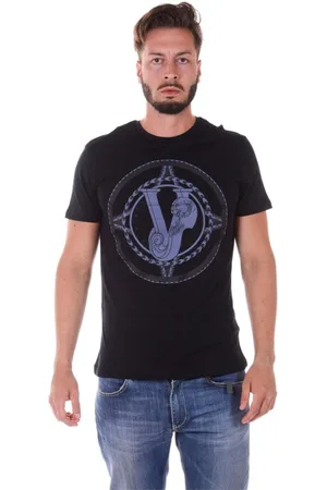 VERSACE Tops, Heren, Zwart, S, Katoen, Sweatshirts